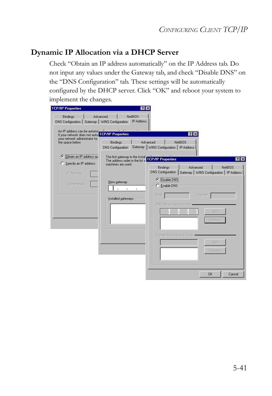 Dynamic ip allocation via a dhcp server | SMC Networks SMC Barricade SMC7004VBR User Manual | Page 105 / 122