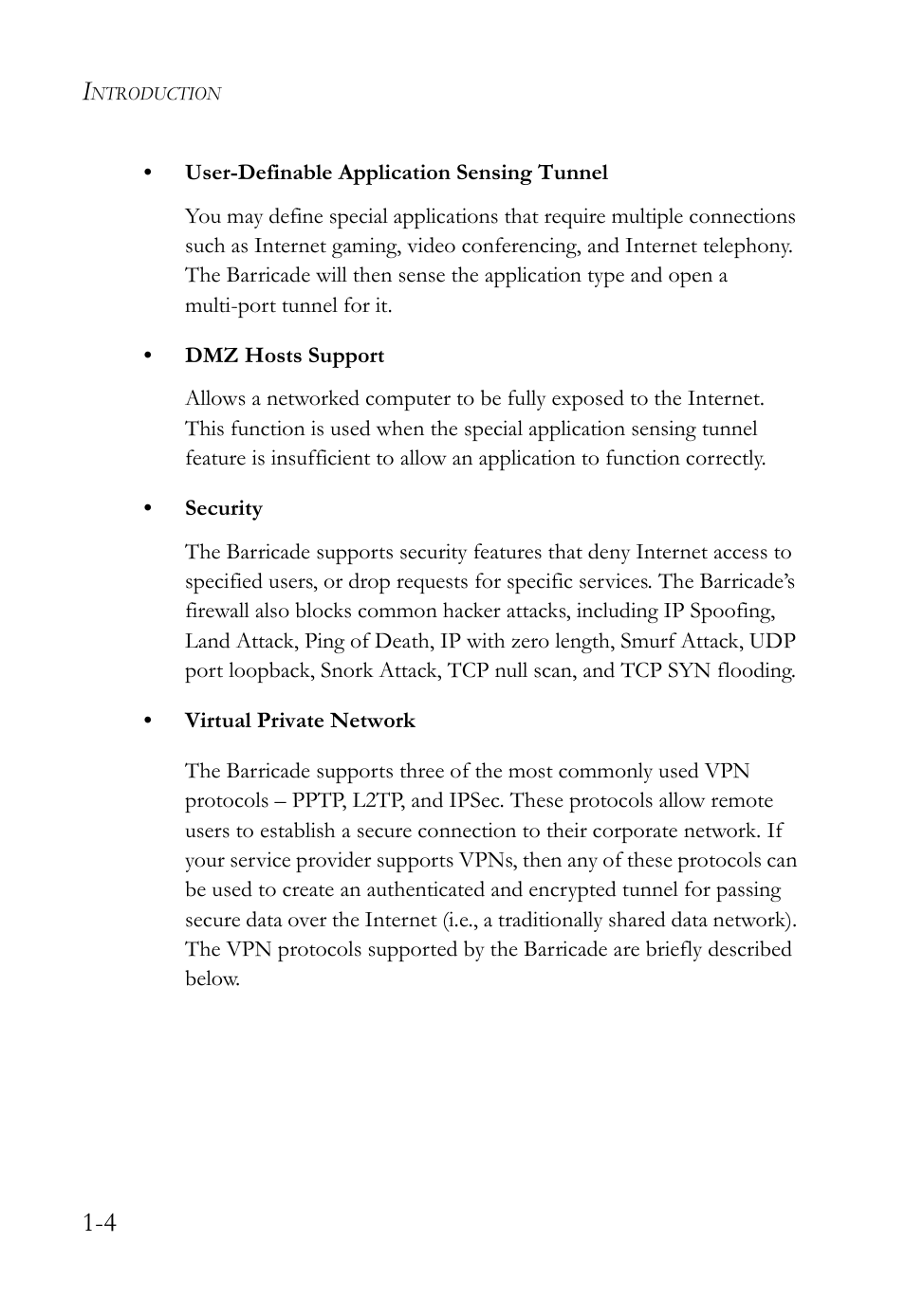 SMC Networks SMC Barricade SMC7004VBR User Manual | Page 16 / 122