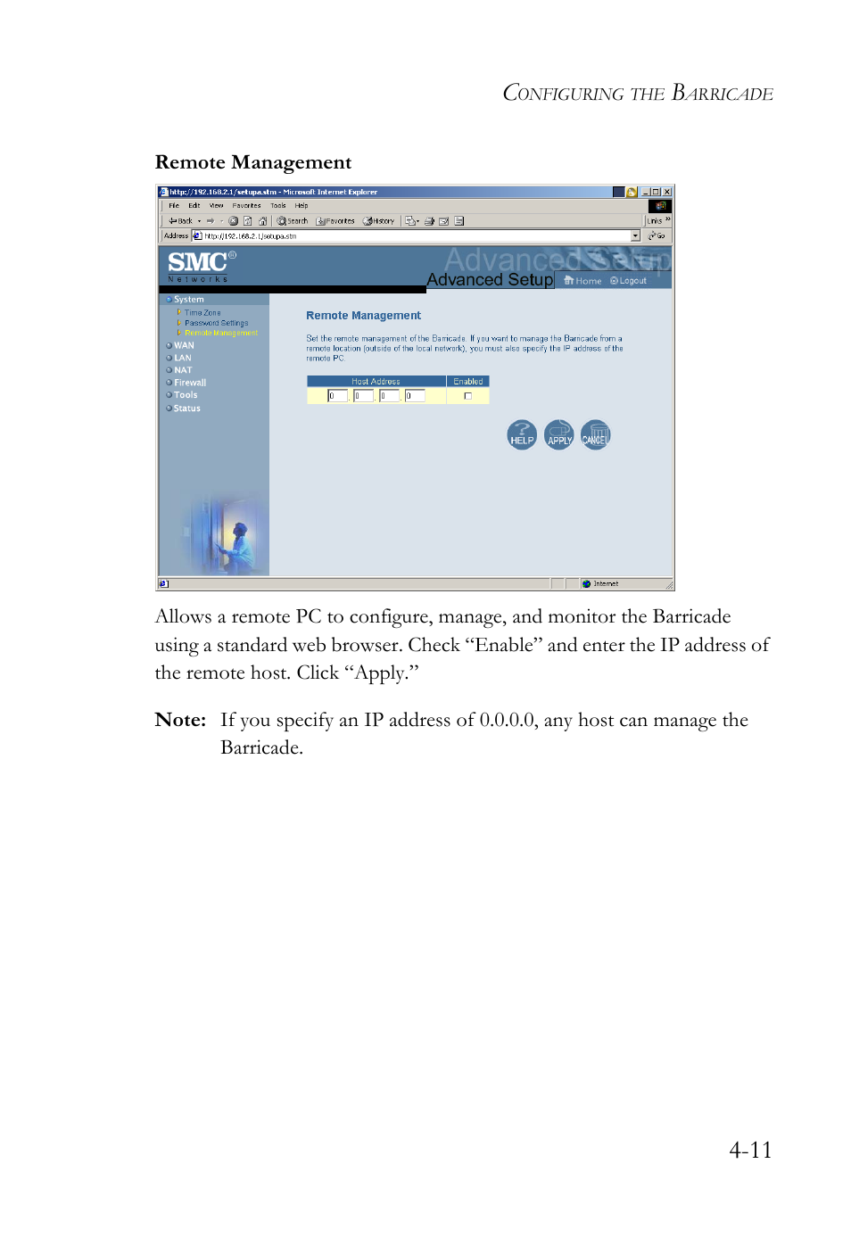 SMC Networks SMC Barricade SMC7004VBR User Manual | Page 39 / 122