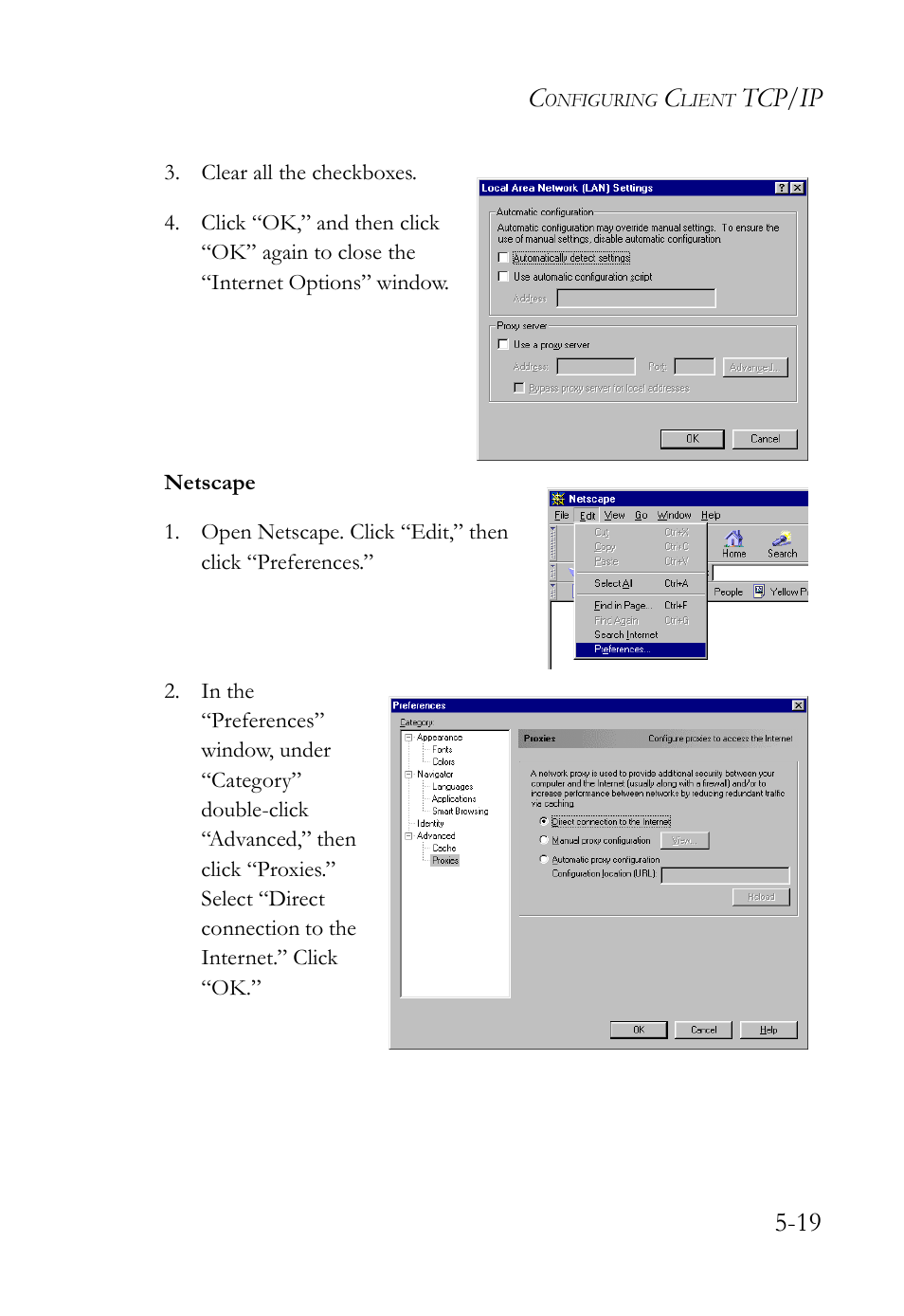 Tcp/ip 5-19 | SMC Networks SMC Barricade SMC7004VBR User Manual | Page 83 / 122