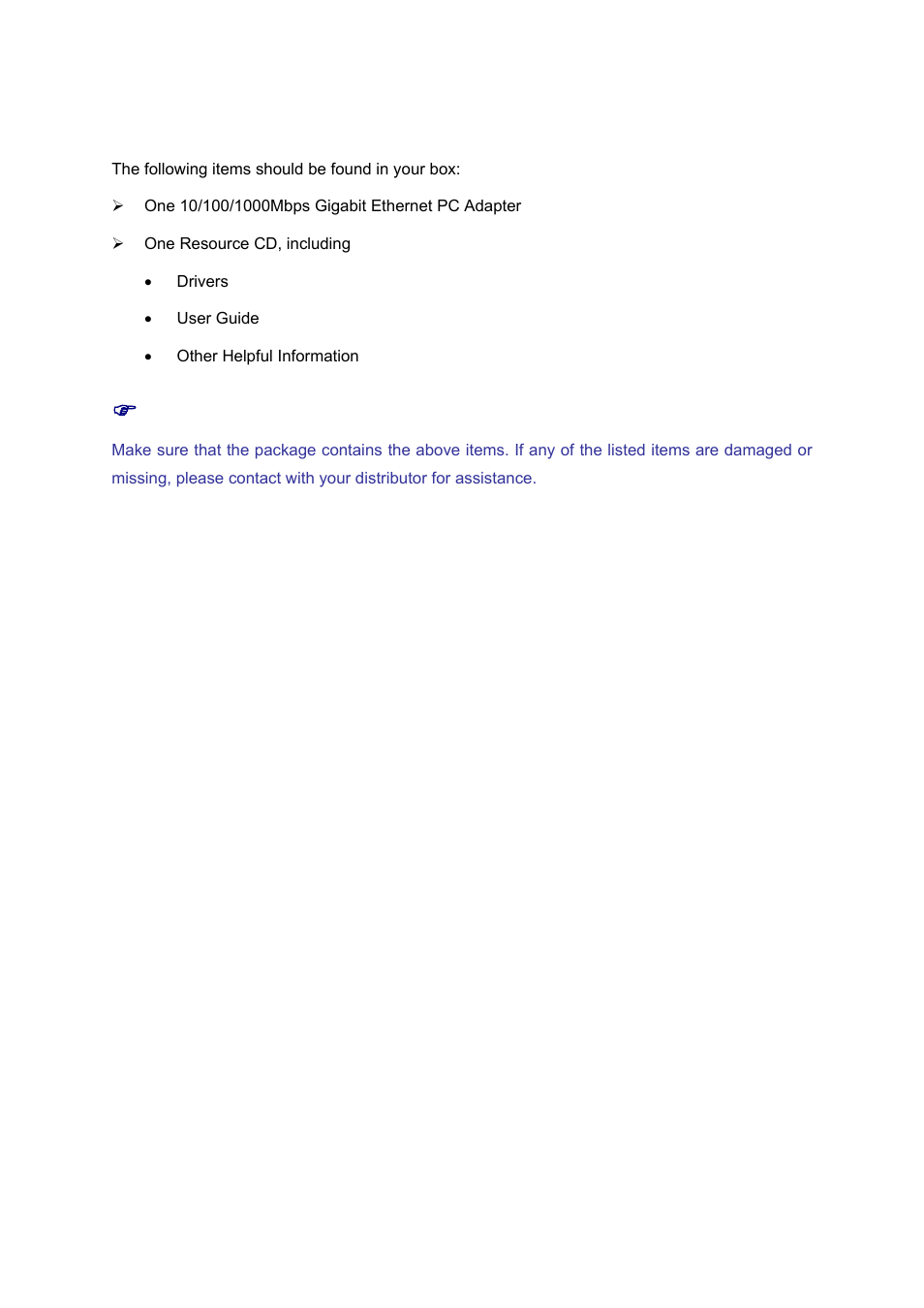 Package contents | SMC Networks SMC9452TX-2 User Manual | Page 11 / 41