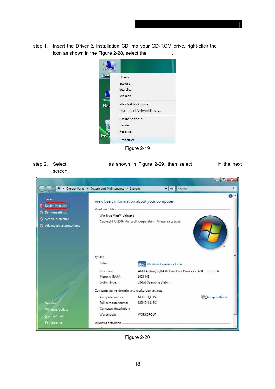 3 update driver for vista, Update driver for vista | SMC Networks SMC9452TX-2 User Manual | Page 30 / 41