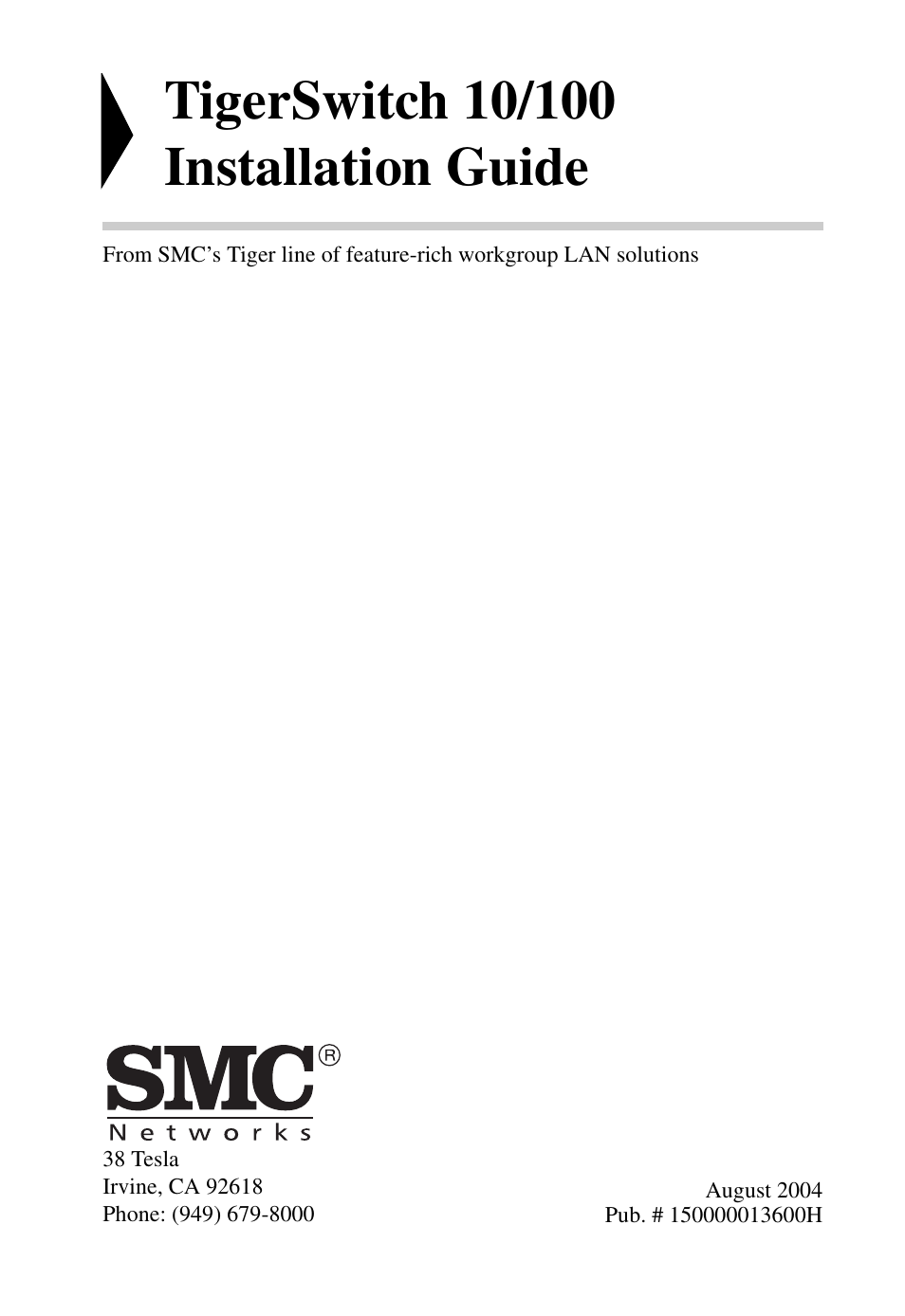 SMC Networks 10/100 User Manual | Page 3 / 86