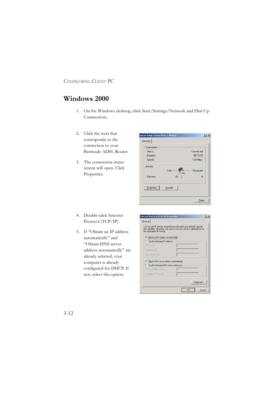 Windows 2000, Windows 2000 -12 | SMC Networks SMC7904BRA User Manual | Page 37 / 129