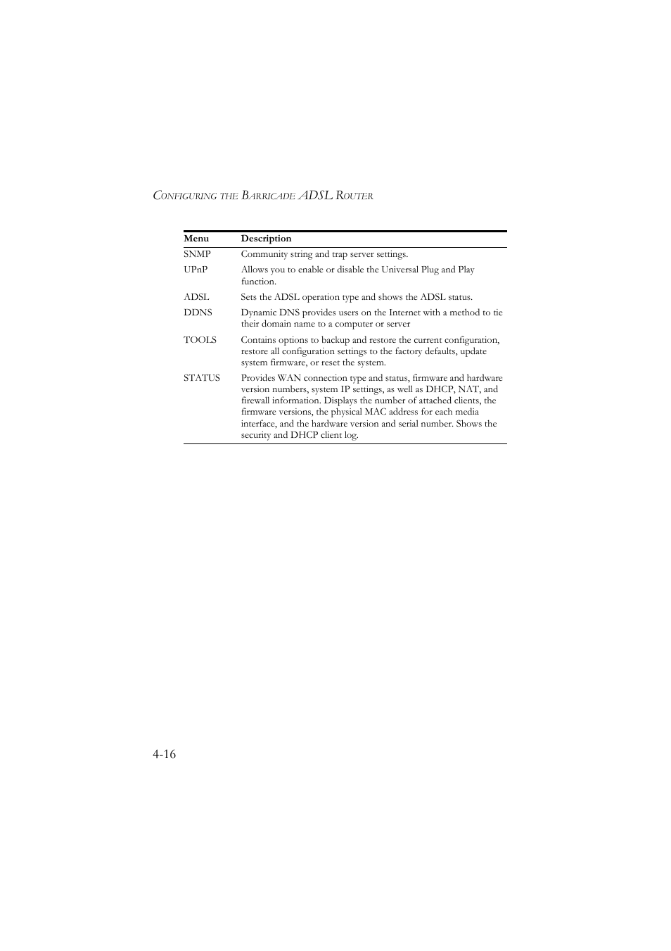Adsl r | SMC Networks SMC7904BRA User Manual | Page 61 / 129