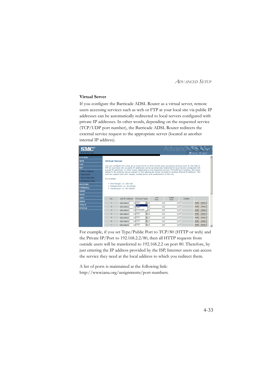 SMC Networks SMC7904BRA User Manual | Page 78 / 129