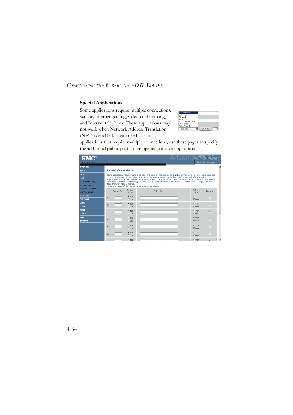 Adsl r | SMC Networks SMC7904BRA User Manual | Page 79 / 129