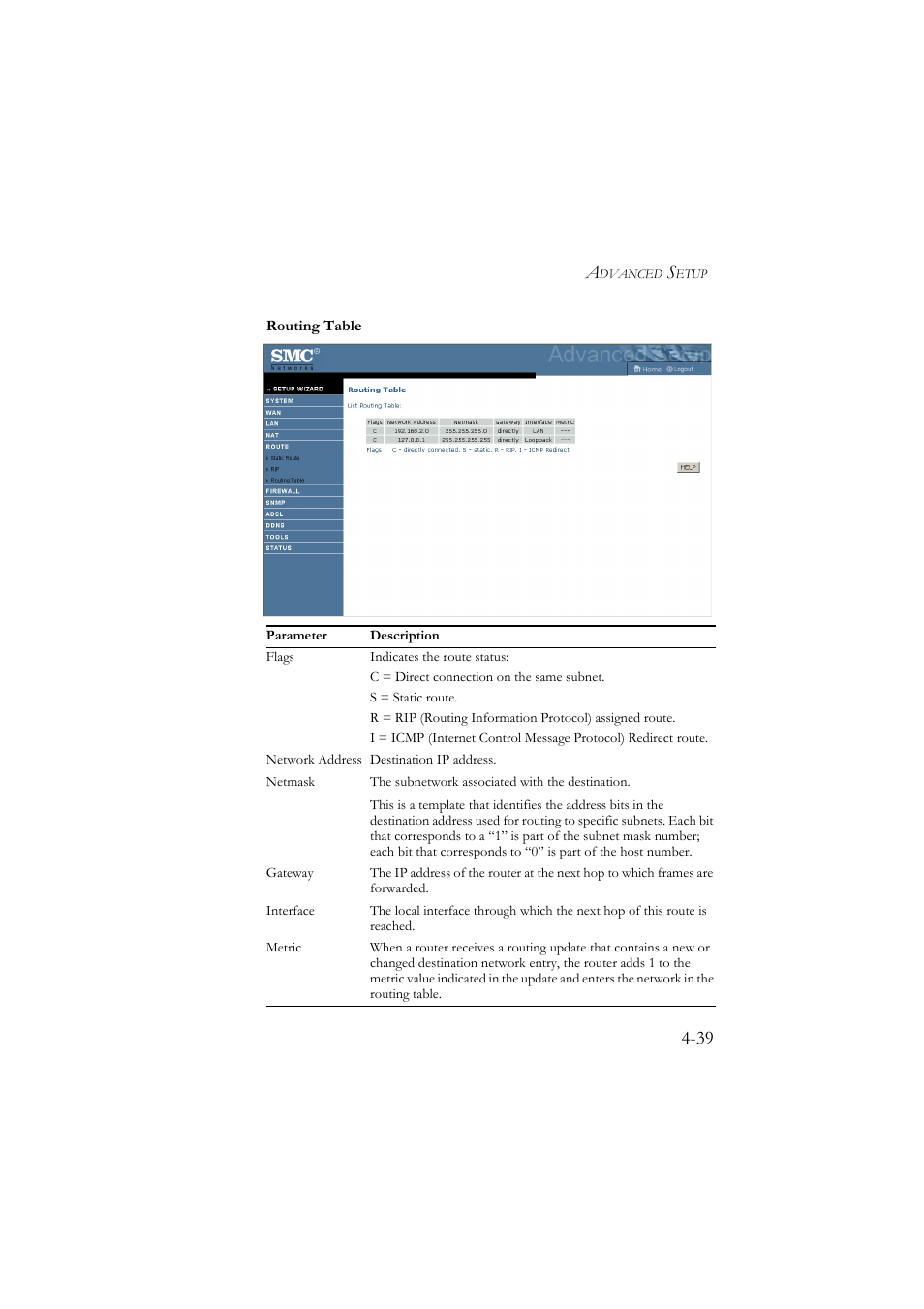 SMC Networks SMC7904BRA User Manual | Page 84 / 129