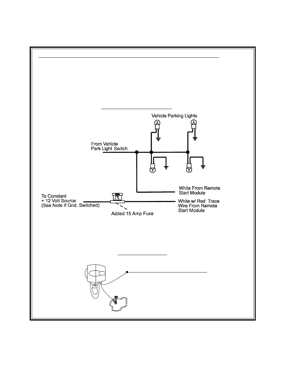 Parking light wiring detail siren wiring detail | SMC Networks Pursuit Series PRO-9675FT4 User Manual | Page 6 / 24