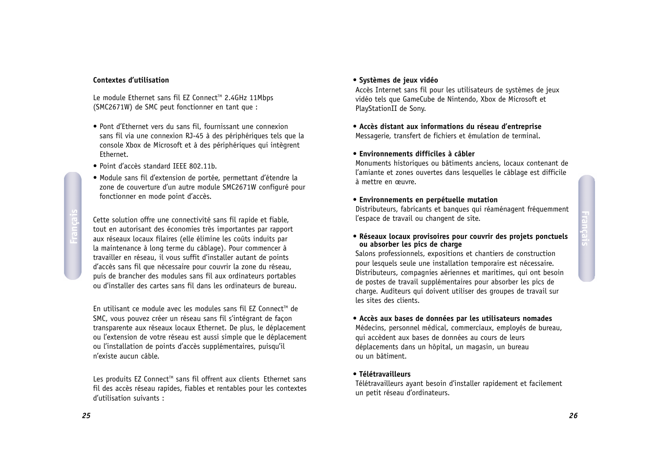 SMC Networks WIRELESS ETHERNET ADAPTER SMC2671W User Manual | Page 14 / 44