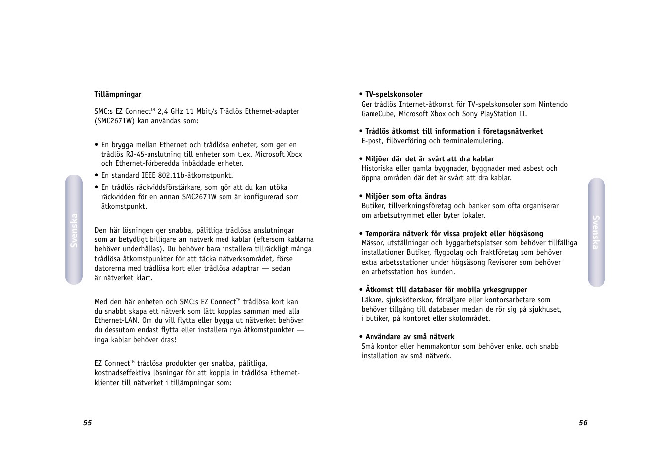 SMC Networks WIRELESS ETHERNET ADAPTER SMC2671W User Manual | Page 29 / 44