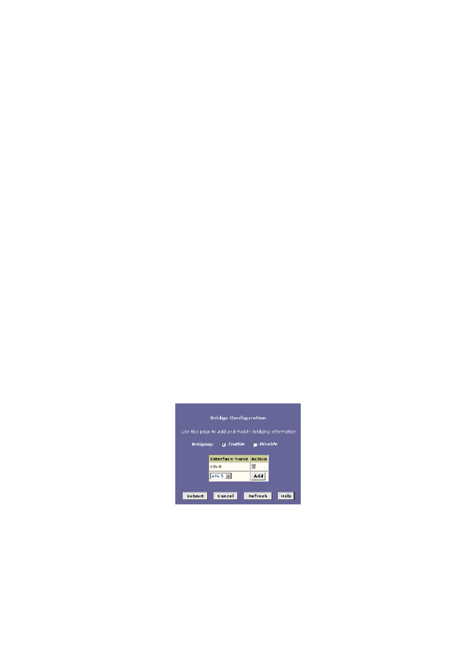 When to use the bridging feature, Defining bridge interfaces | SMC Networks ADSL Barricade SMC7204BRA User Manual | Page 126 / 204