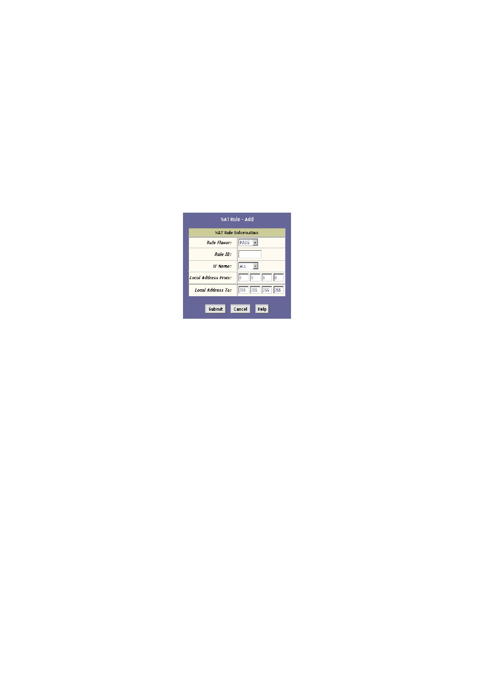 The pass rule: allowing specific addresses, To pass through untranslated | SMC Networks ADSL Barricade SMC7204BRA User Manual | Page 80 / 204