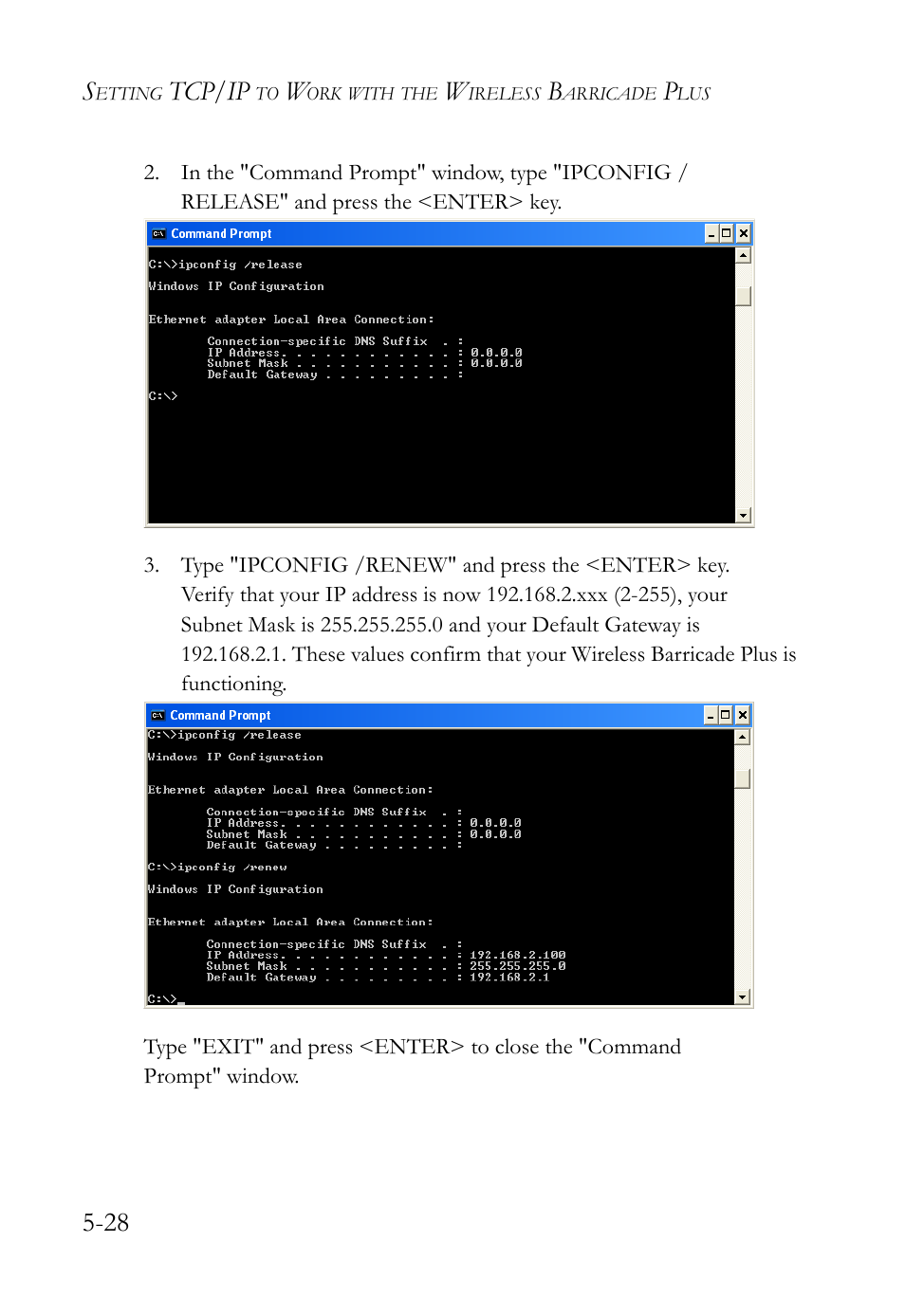 Tcp/ip | SMC Networks SMC Barricade Plus SMC7004WFW User Manual | Page 110 / 146