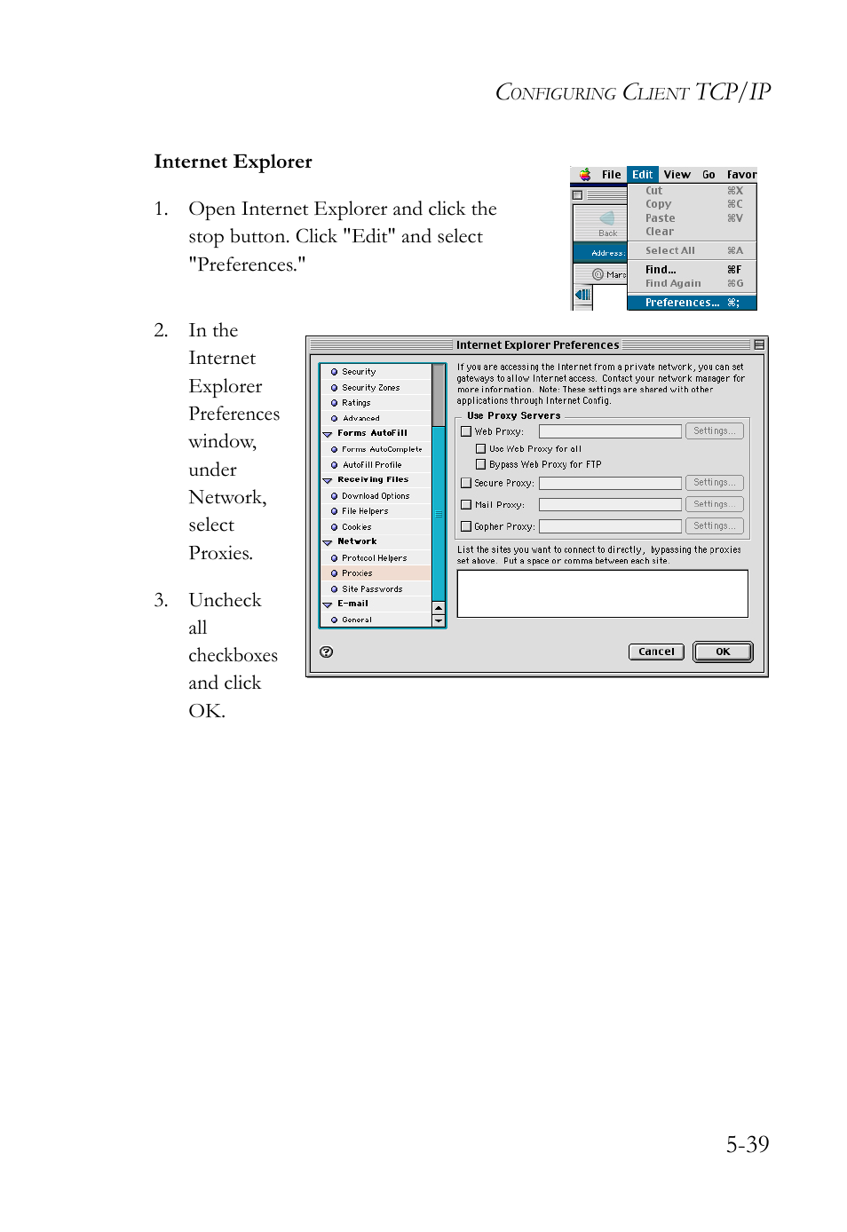 Tcp/ip 5-39 | SMC Networks SMC Barricade Plus SMC7004WFW User Manual | Page 121 / 146