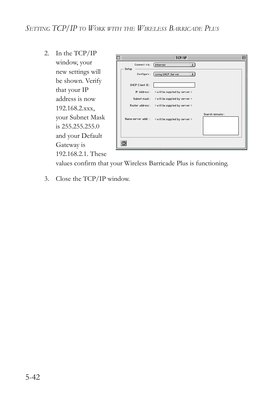 Tcp/ip | SMC Networks SMC Barricade Plus SMC7004WFW User Manual | Page 124 / 146