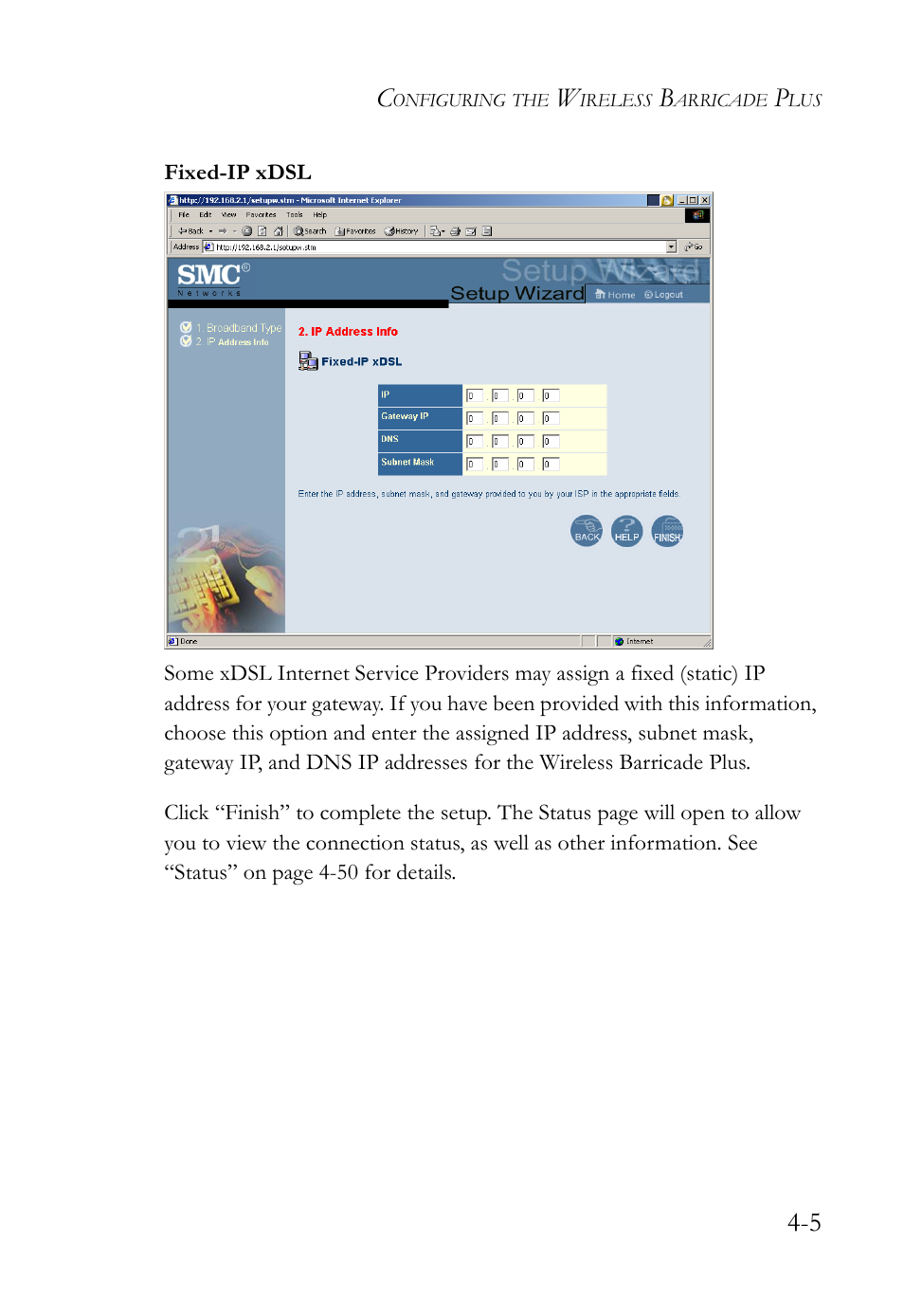 SMC Networks SMC Barricade Plus SMC7004WFW User Manual | Page 35 / 146