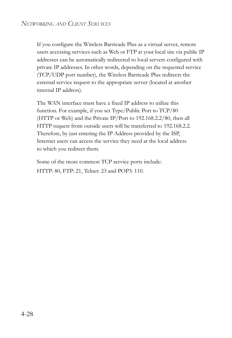 SMC Networks SMC Barricade Plus SMC7004WFW User Manual | Page 58 / 146