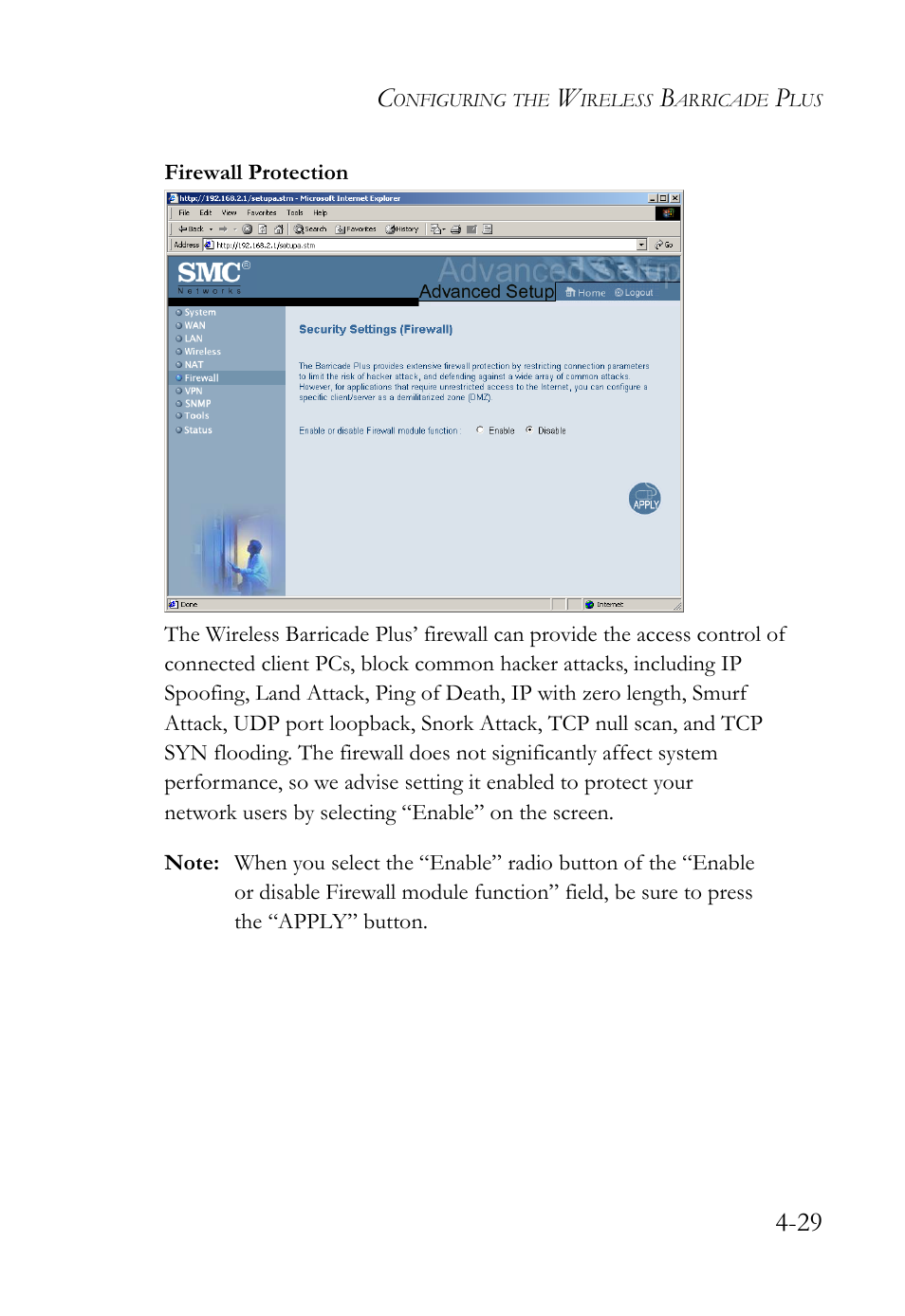 SMC Networks SMC Barricade Plus SMC7004WFW User Manual | Page 59 / 146