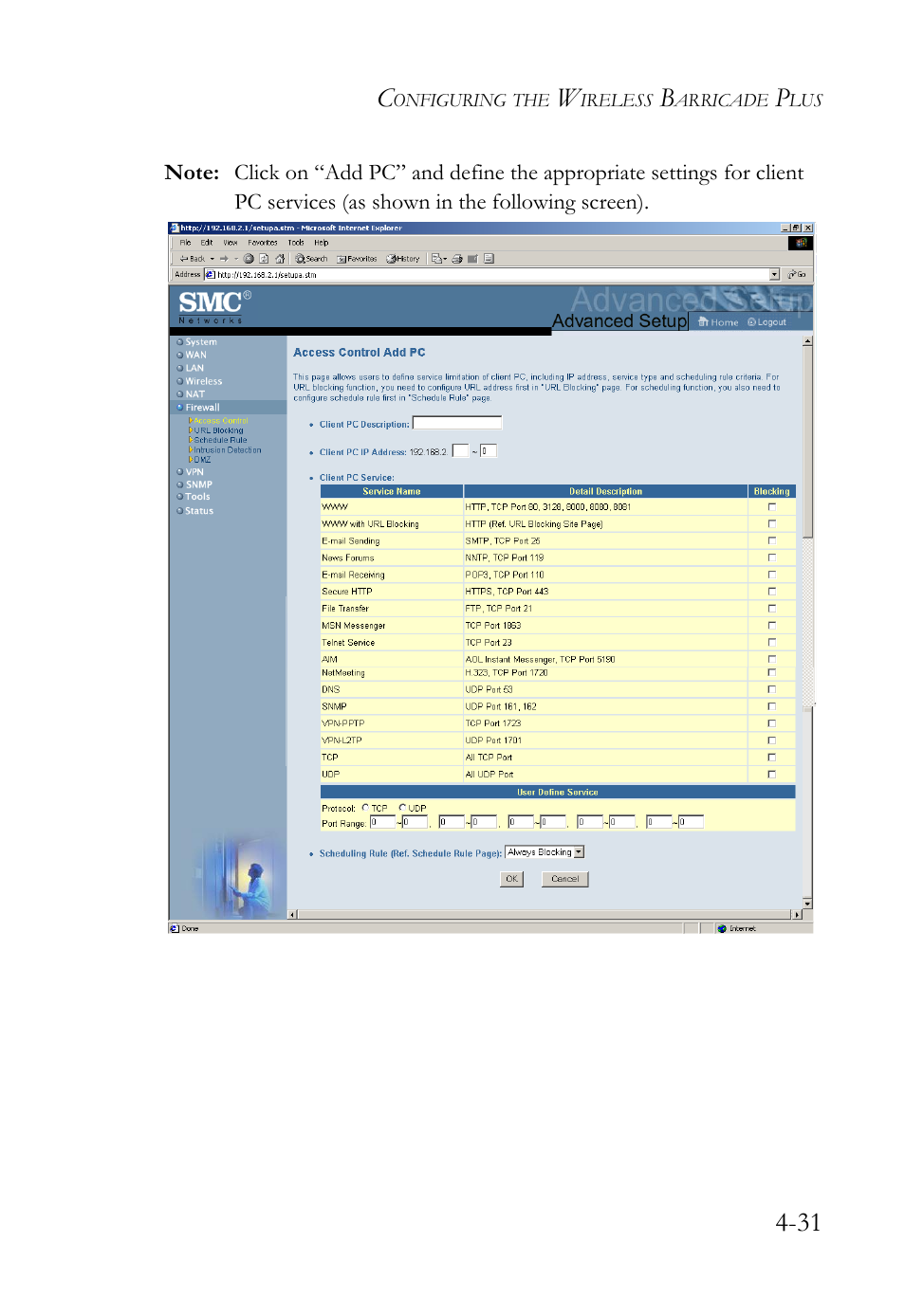 SMC Networks SMC Barricade Plus SMC7004WFW User Manual | Page 61 / 146