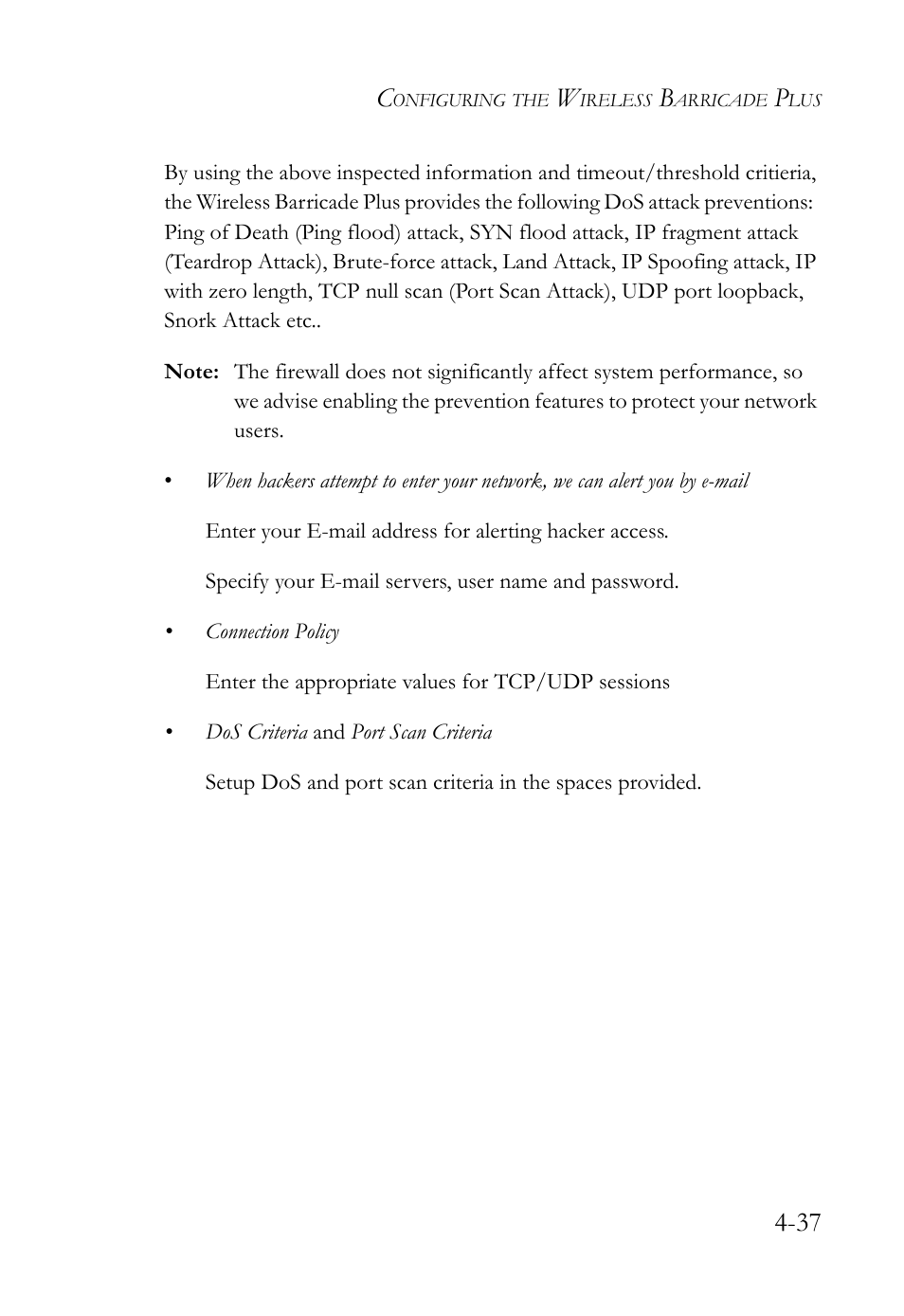 SMC Networks SMC Barricade Plus SMC7004WFW User Manual | Page 67 / 146