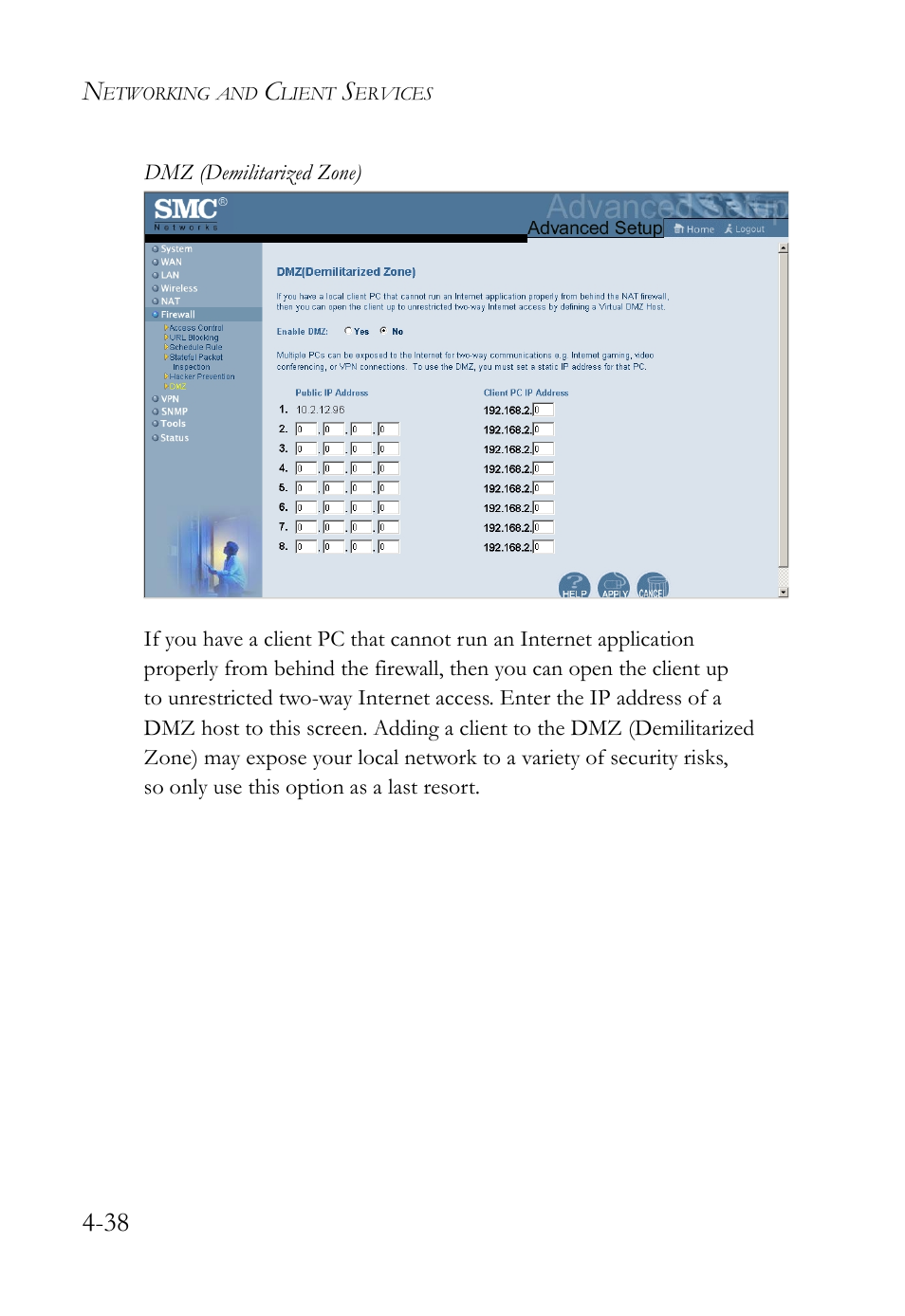 SMC Networks SMC Barricade Plus SMC7004WFW User Manual | Page 68 / 146