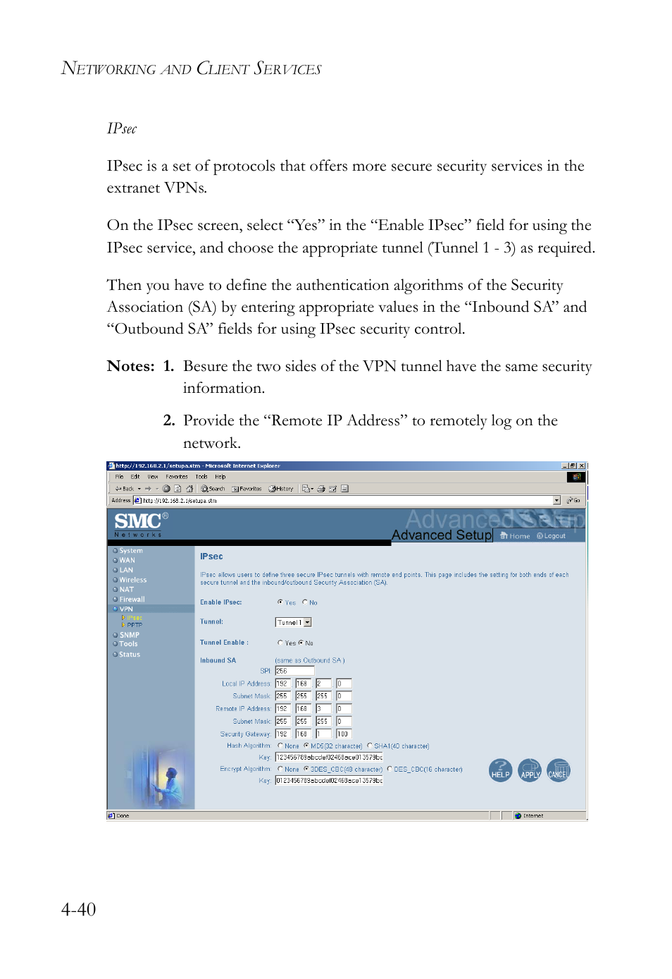 SMC Networks SMC Barricade Plus SMC7004WFW User Manual | Page 70 / 146