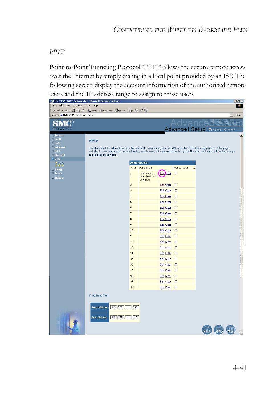 SMC Networks SMC Barricade Plus SMC7004WFW User Manual | Page 71 / 146