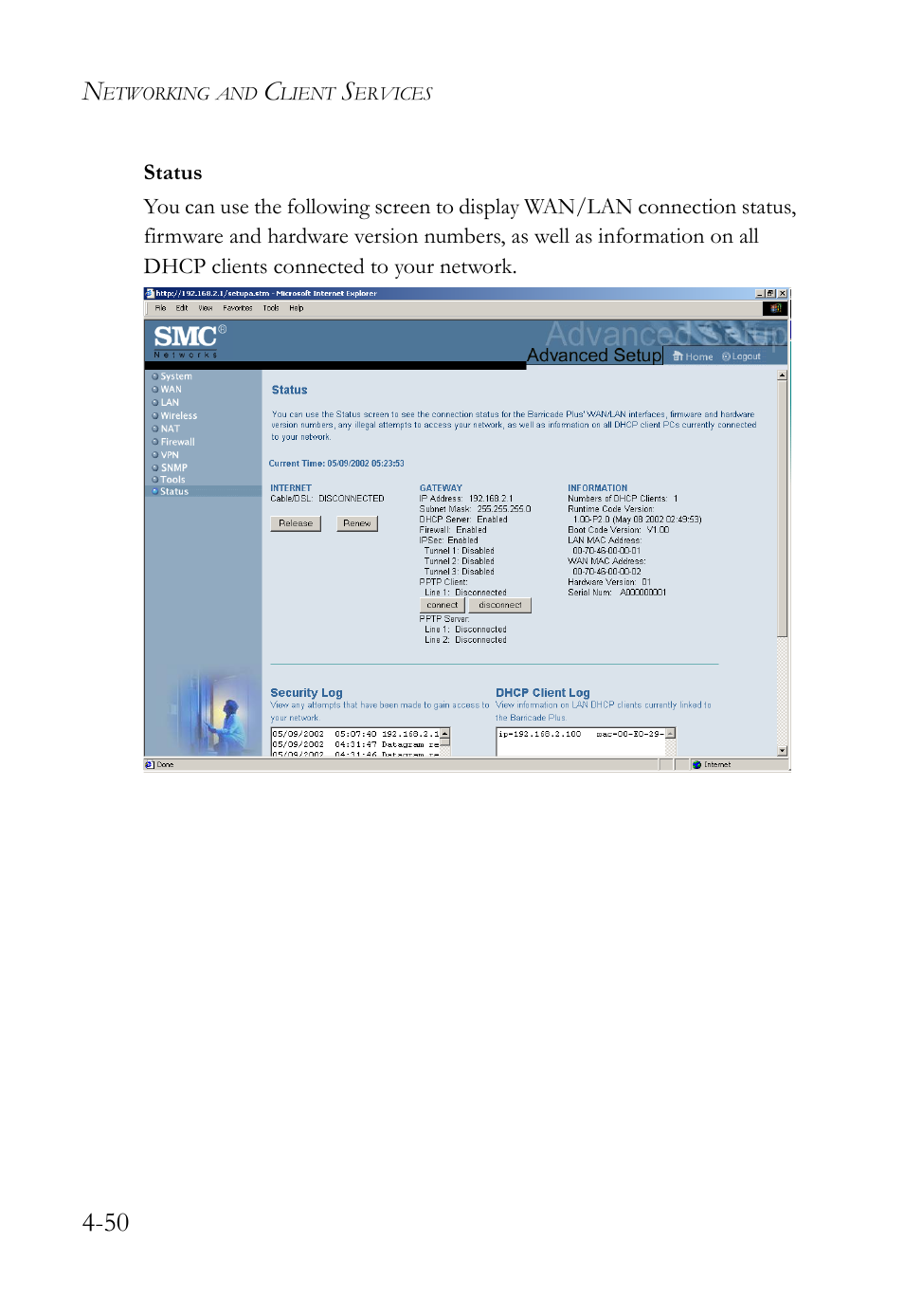 SMC Networks SMC Barricade Plus SMC7004WFW User Manual | Page 80 / 146