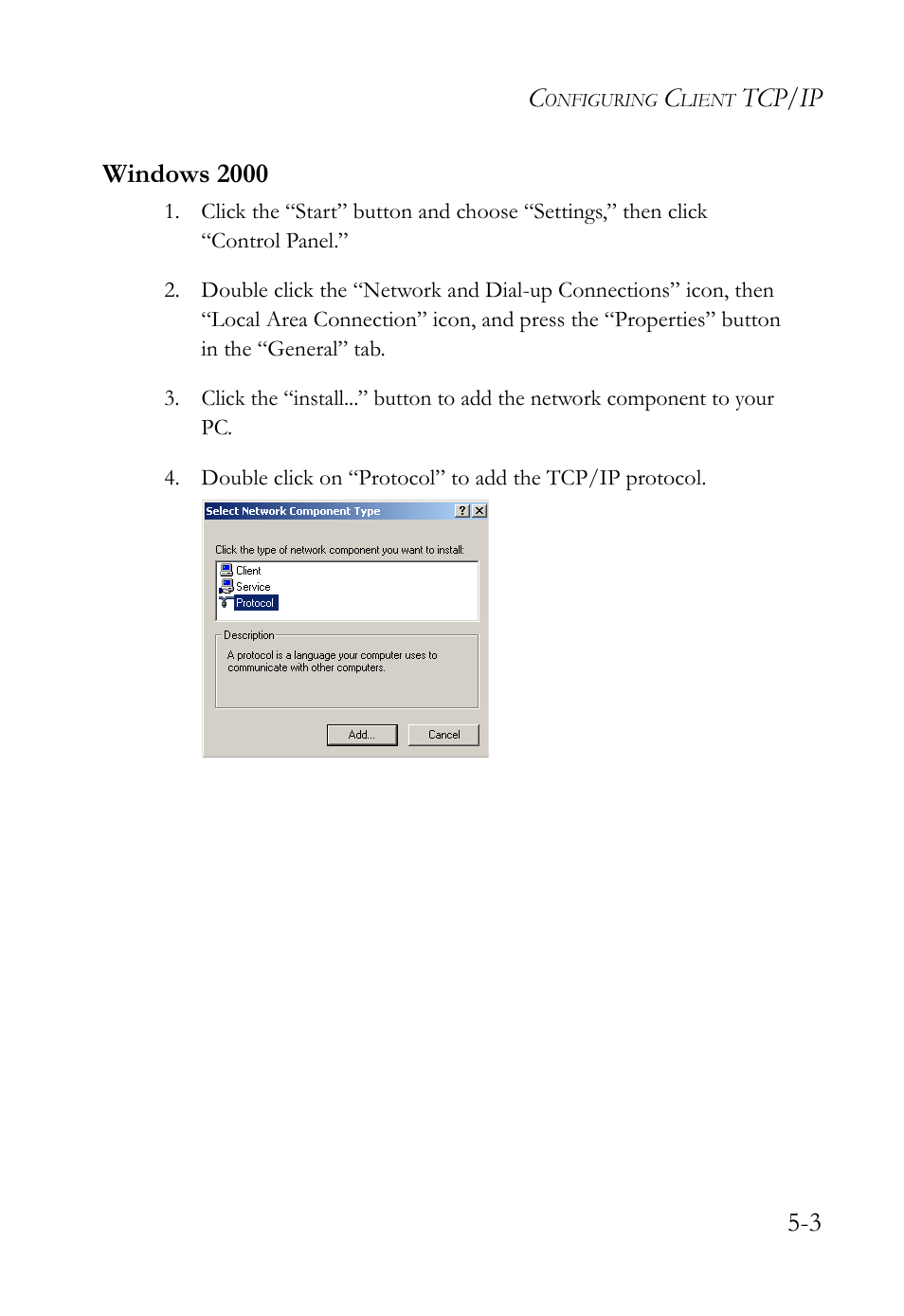 Windows 2000, Windows 2000 -3 | SMC Networks SMC Barricade Plus SMC7004WFW User Manual | Page 85 / 146