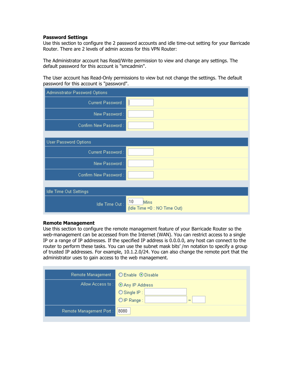 SMC Networks SMC Barricade Plus SMCBR18VPN User Manual | Page 20 / 73