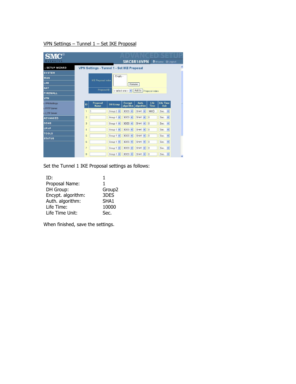 SMC Networks SMC Barricade Plus SMCBR18VPN User Manual | Page 61 / 73