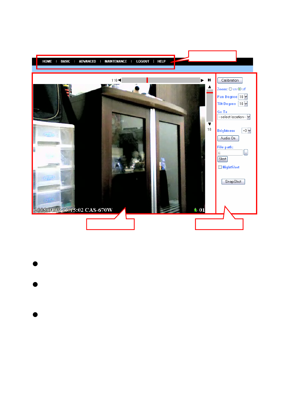 Home window | SMC Networks EZ-Connect SMCWIPCAM-G User Manual | Page 31 / 122