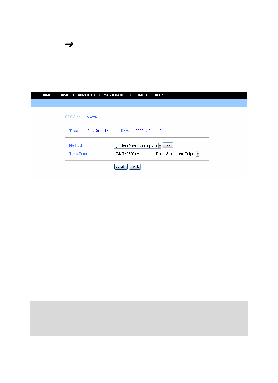 Basic ( time zone, Basic, Time zone | SMC Networks EZ-Connect SMCWIPCAM-G User Manual | Page 37 / 122