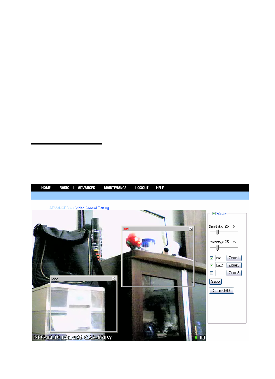 Motion detection | SMC Networks EZ-Connect SMCWIPCAM-G User Manual | Page 42 / 122