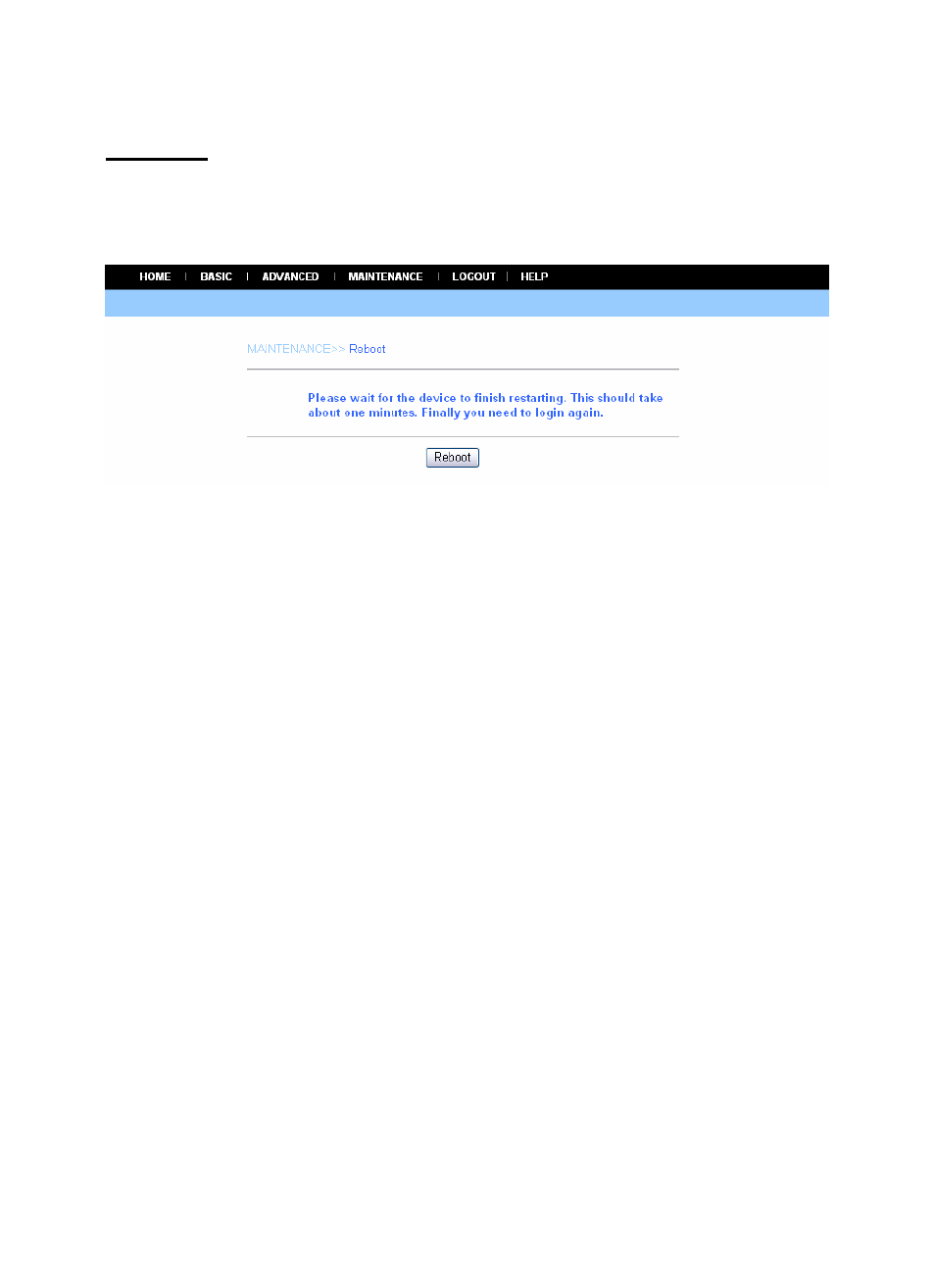 Reboot | SMC Networks EZ-Connect SMCWIPCAM-G User Manual | Page 59 / 122