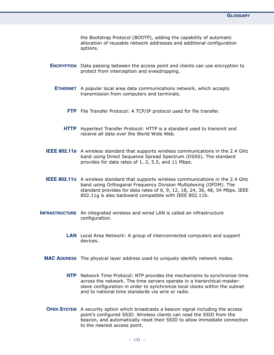 SMC Networks SMCWBR11S-N User Manual | Page 131 / 137