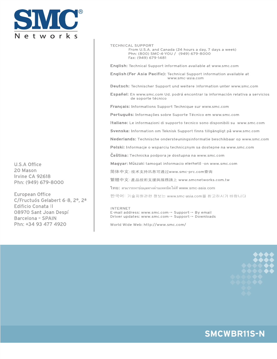 SMC Networks SMCWBR11S-N User Manual | Page 137 / 137