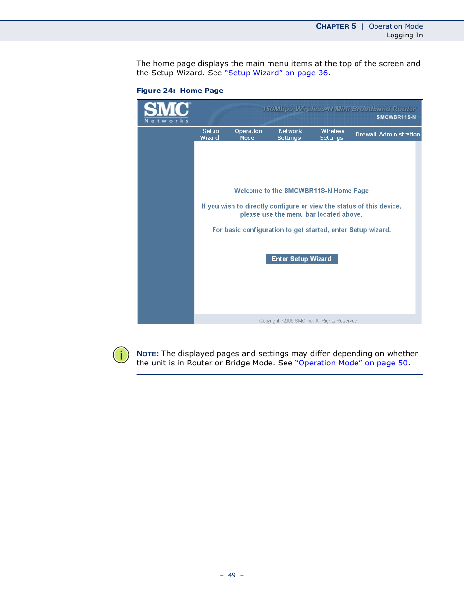 SMC Networks SMCWBR11S-N User Manual | Page 49 / 137