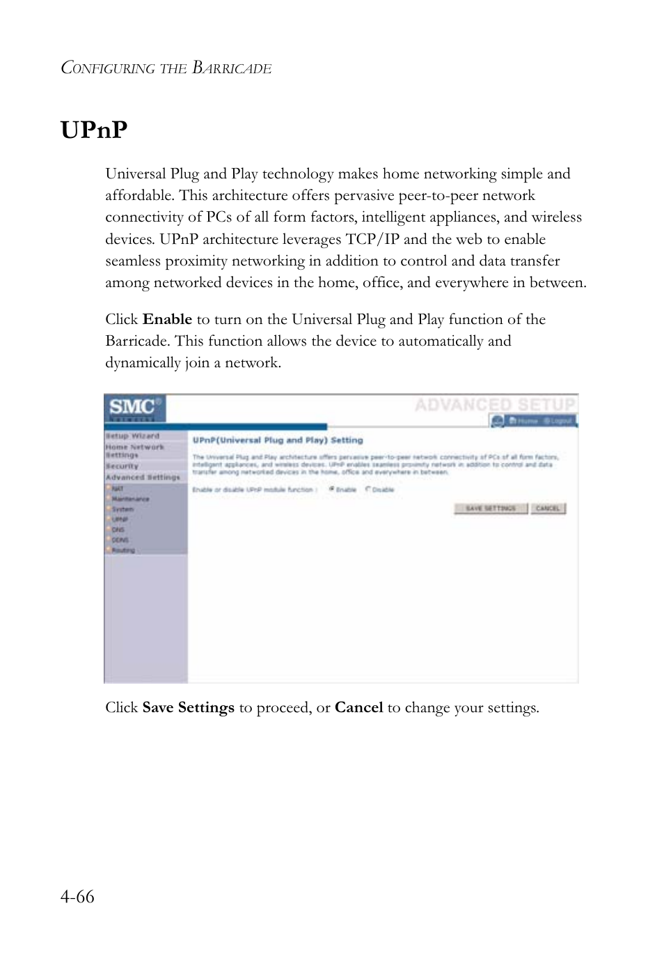 Upnp | SMC Networks SMCWBR14-G2 User Manual | Page 112 / 132