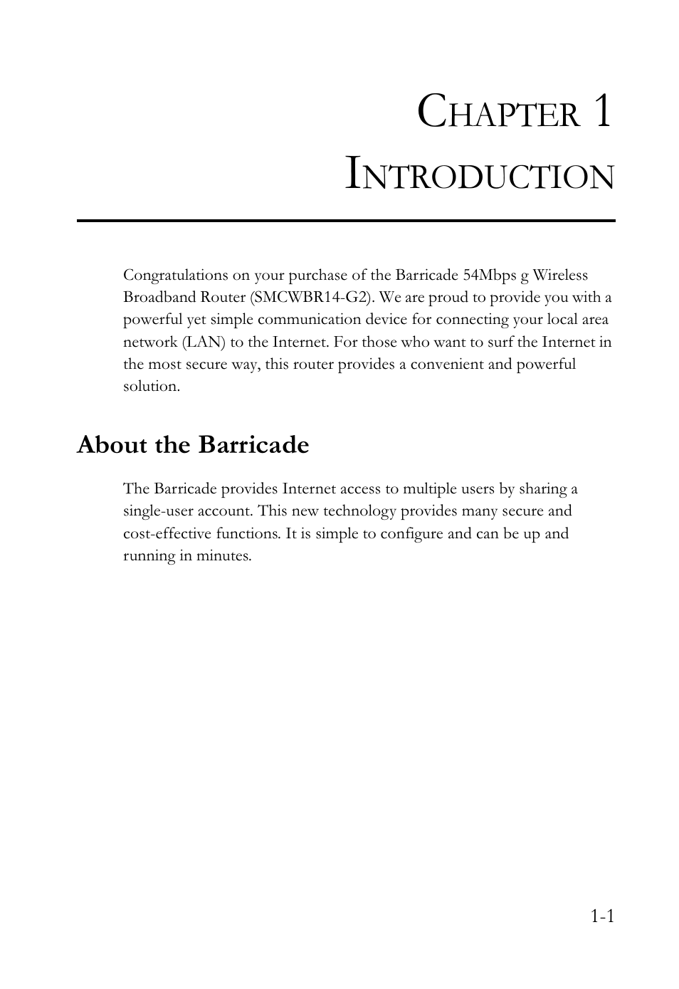 SMC Networks SMCWBR14-G2 User Manual | Page 17 / 132