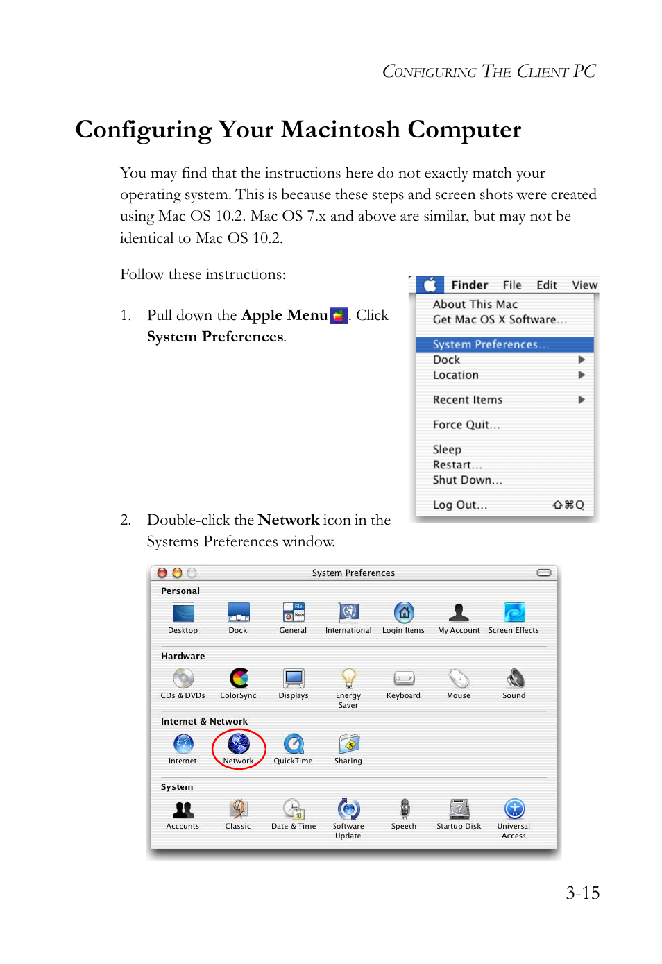 Configuring your macintosh computer | SMC Networks SMCWBR14-G2 User Manual | Page 43 / 132