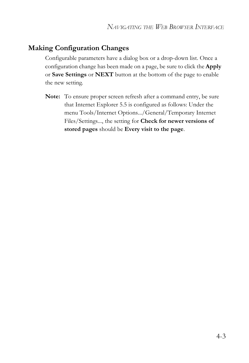 3 making configuration changes | SMC Networks SMCWBR14-G2 User Manual | Page 49 / 132