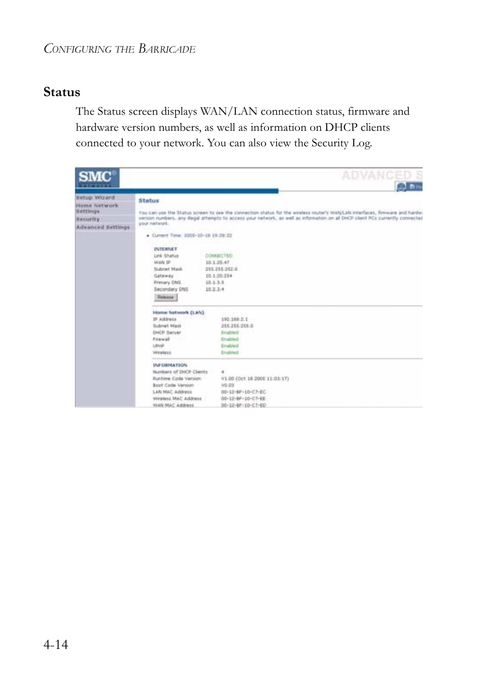 SMC Networks SMCWBR14-G2 User Manual | Page 60 / 132