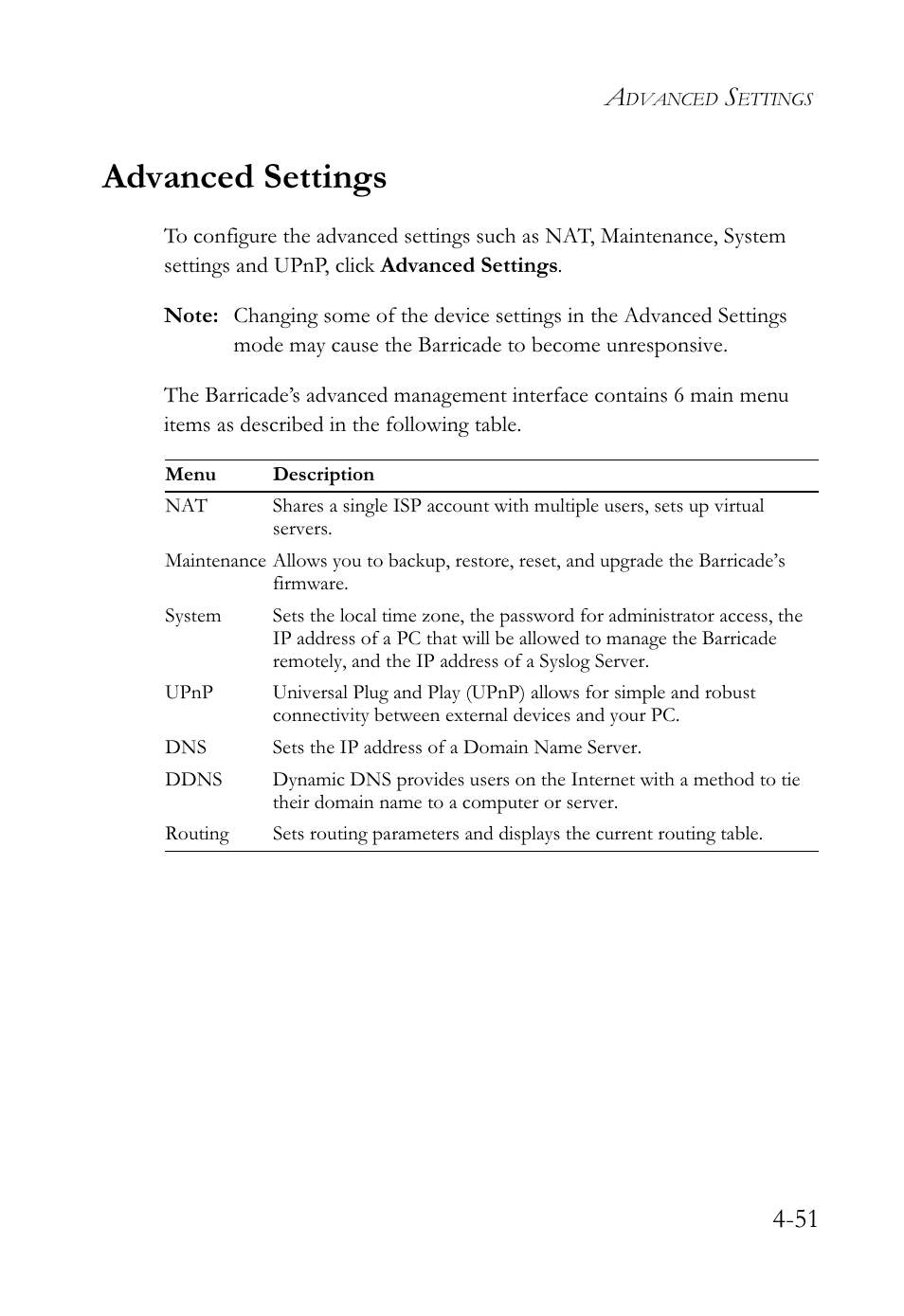 Advanced settings | SMC Networks SMCWBR14-G2 User Manual | Page 97 / 132