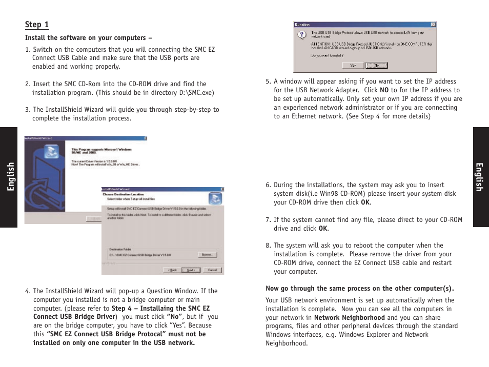 English | SMC Networks SMC2004 User Manual | Page 3 / 7