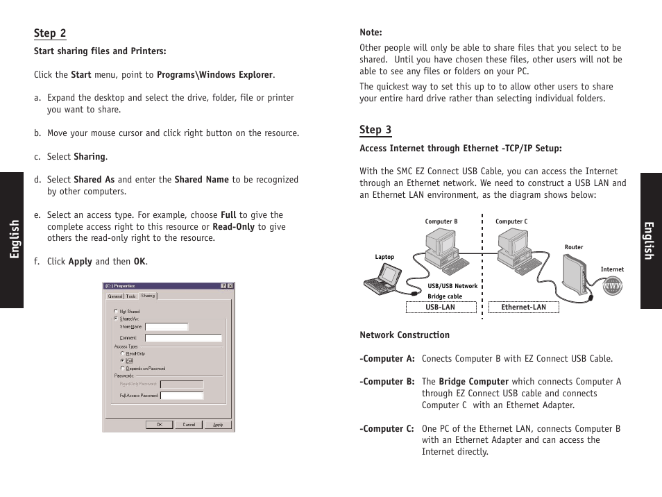 English | SMC Networks SMC2004 User Manual | Page 4 / 7