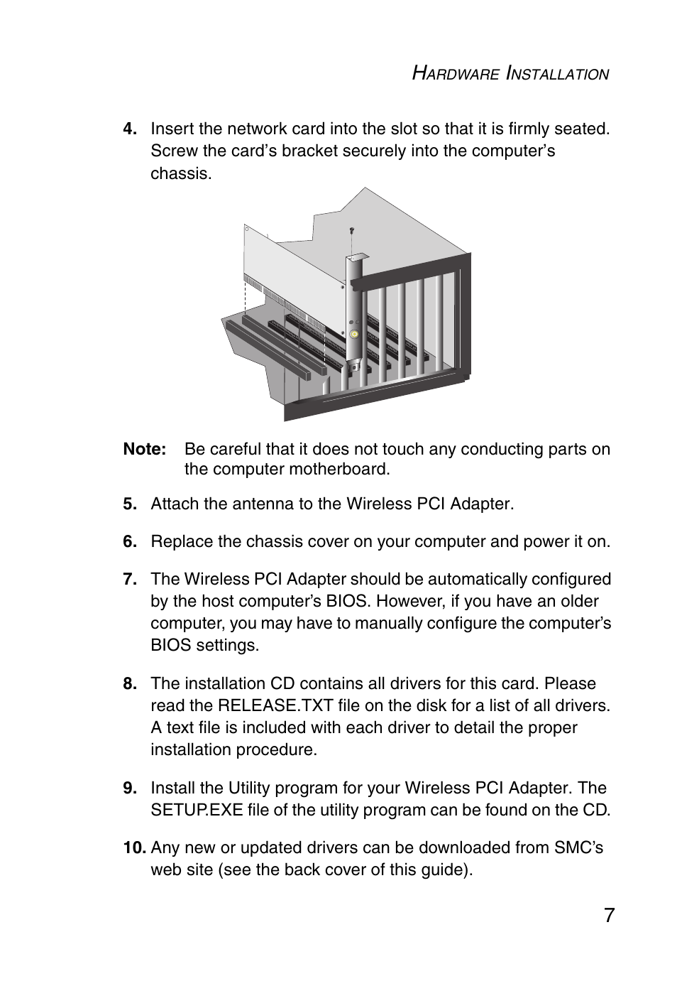 SMC Networks SMC EZ Connect g SMCWPCI-G User Manual | Page 17 / 50