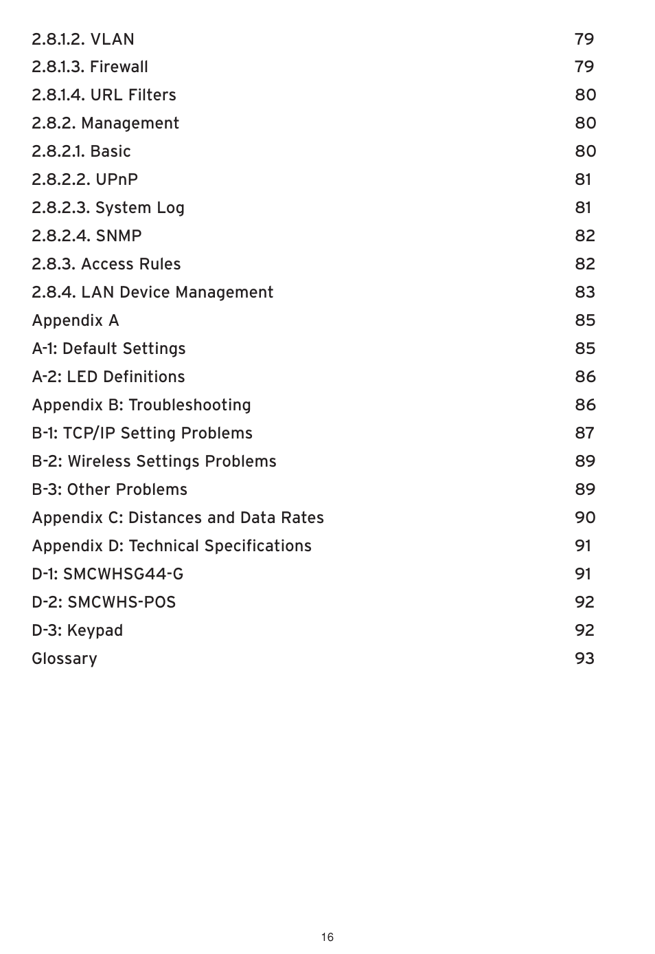 SMC Networks SMCWHSG44-G User Manual | Page 17 / 100