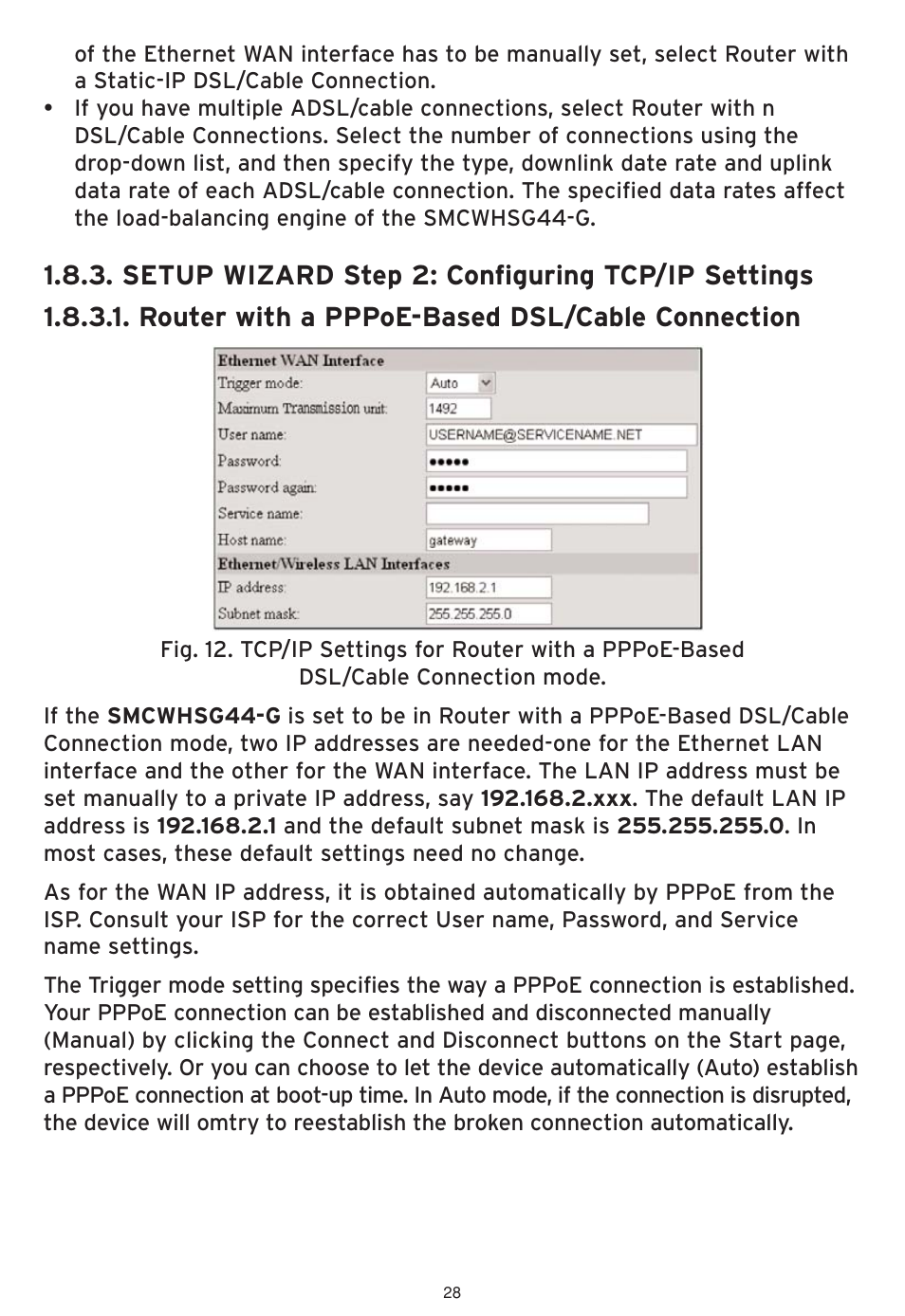 SMC Networks SMCWHSG44-G User Manual | Page 29 / 100